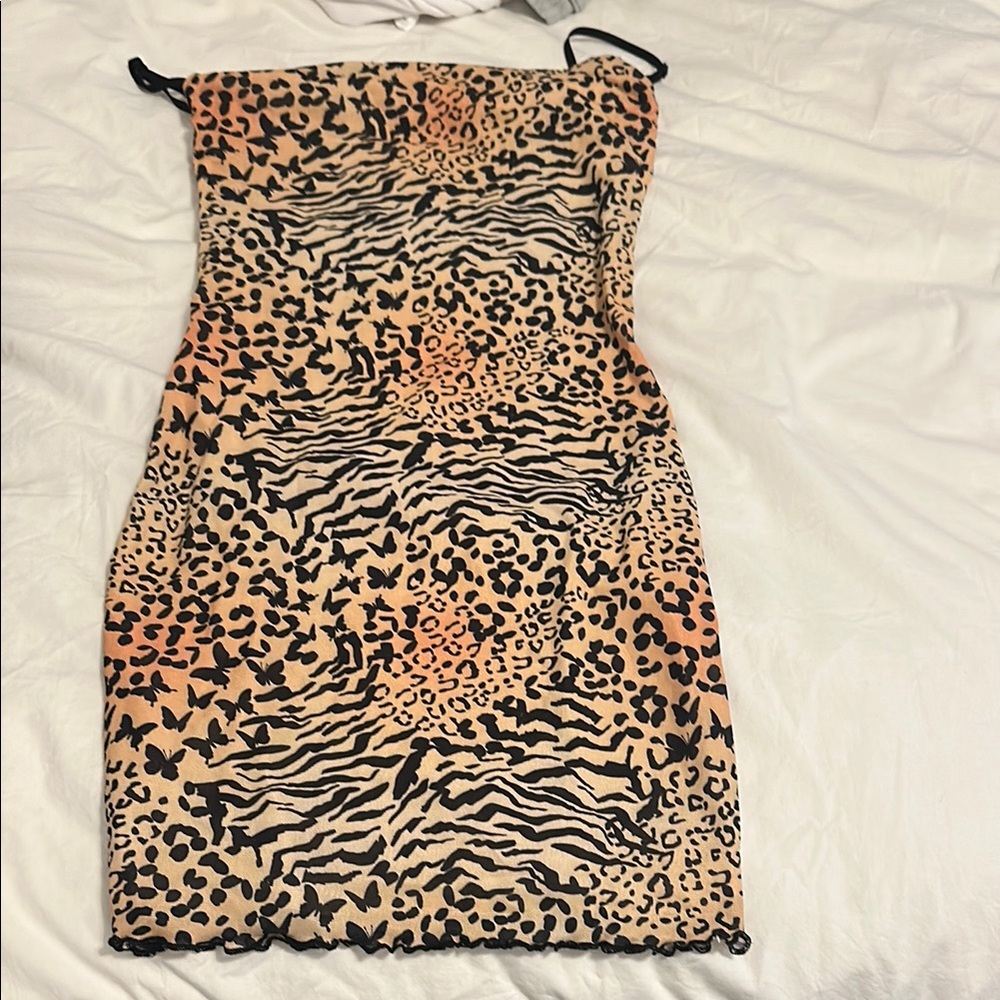 Princess Polly Tan Brown Bodycon Mini Dress